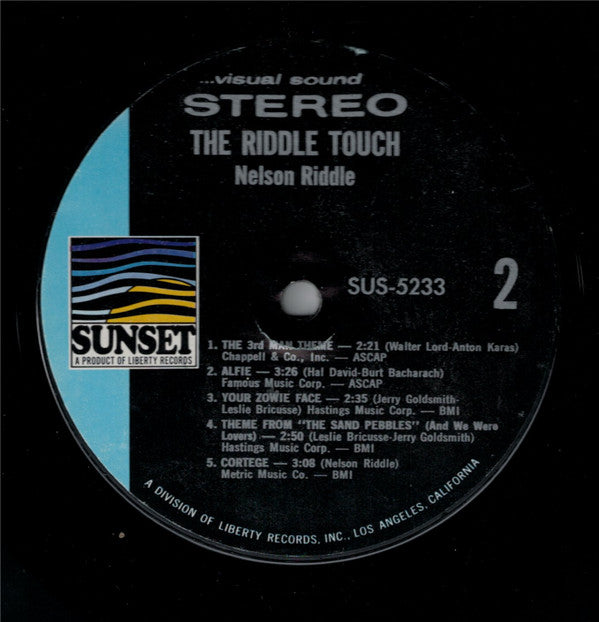 Nelson Riddle And His Orchestra : The Riddle Touch (LP, Comp, Styrene)