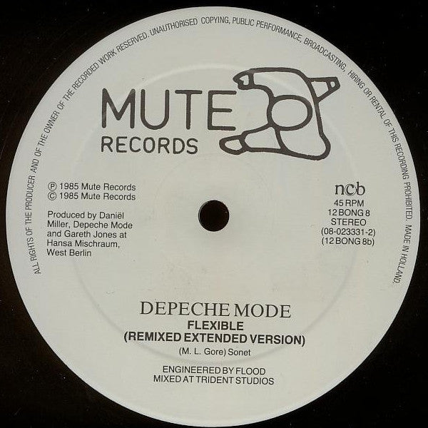 Depeche Mode : Shake The Disease (Remixed Extended Version) (12", Single)