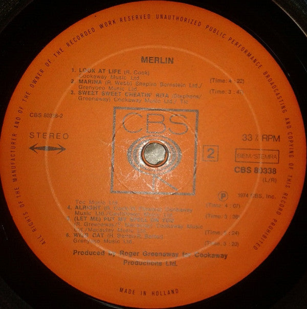 Merlin (14) : Merlin (LP, Album)