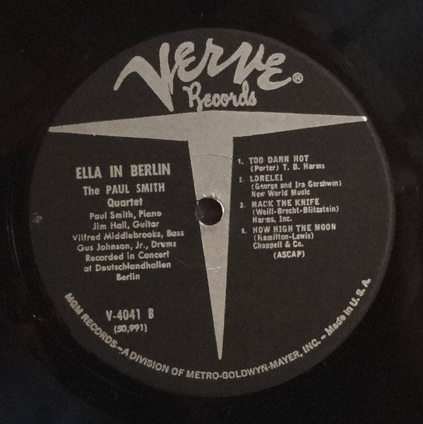 Ella Fitzgerald : Mack The Knife - Ella In Berlin (LP, Album, Mono, RE, MGM)