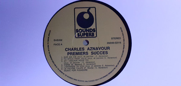 Charles Aznavour : Premiers Succès (LP, Comp)