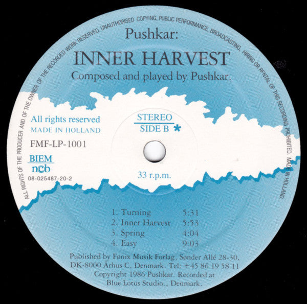 Pushkar : Inner Harvest (LP, Album, RE)