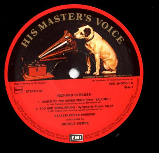 Richard Strauss, Staatskapelle Dresden, Rudolf Kempe : Don Juan / Till Eulenspiegel / Dance Of The Seven Veils / Death & Transfiguration (LP, Comp, RE)