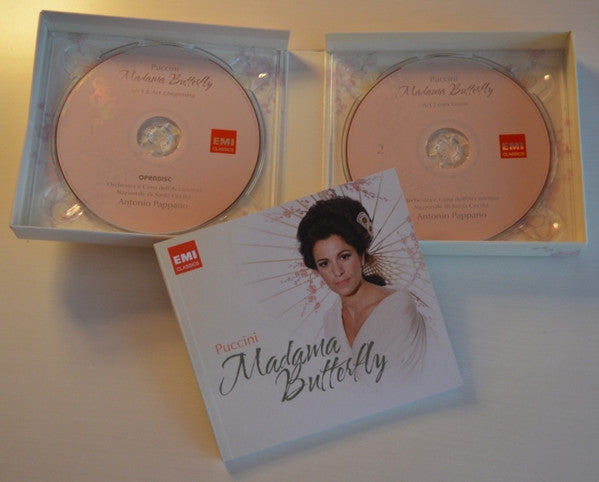 Giacomo Puccini - Angela Gheorghiu • Jonas Kaufmann • Enkelejda Shkosa • Fabio Capitanucci • Orchestra dell'Accademia Nazionale di Santa Cecilia E Coro dell'Accademia Nazionale di Santa Cecilia • Antonio Pappano : Madama Butterfly (2xCD, Album + Box)