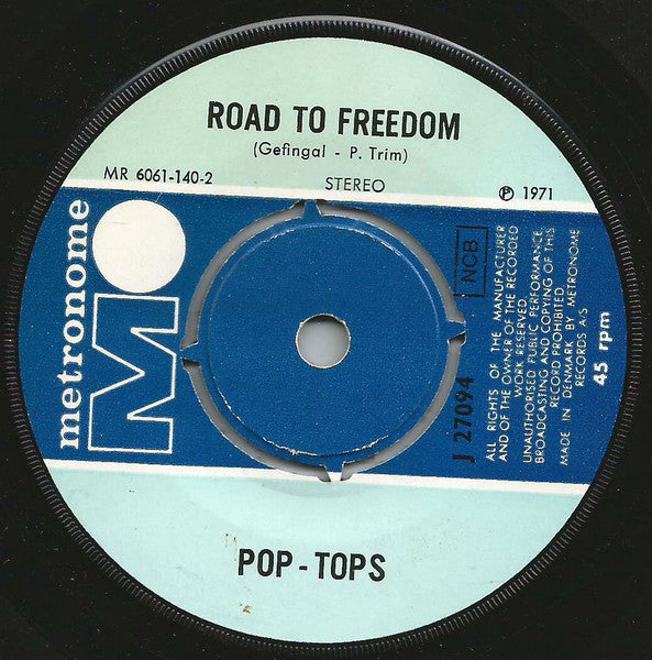 The Pop Tops : Mamy Blue (7", Single)