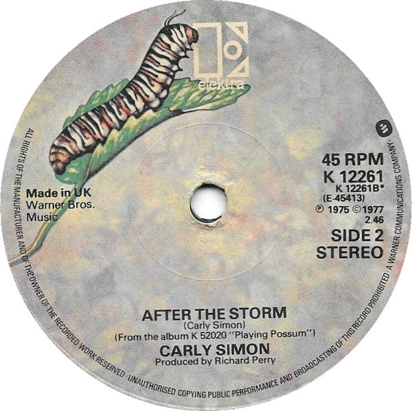 Carly Simon : Nobody Does It Better (7", Single)