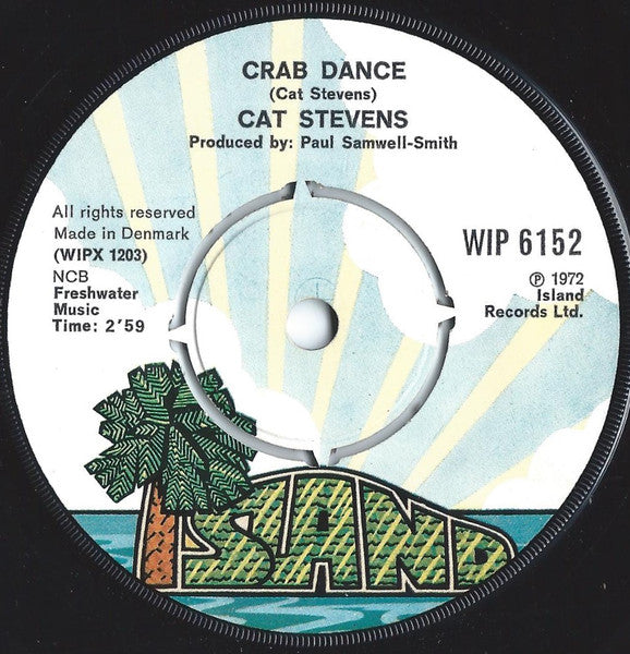 Cat Stevens : Can't Keep It In / Crab Dance (7", Single)
