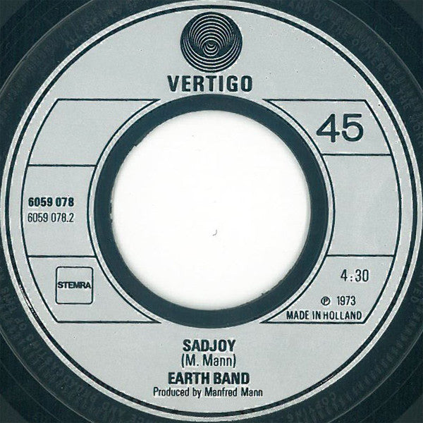 Manfred Mann's Earth Band : Get Your Rocks Off (7", Single)