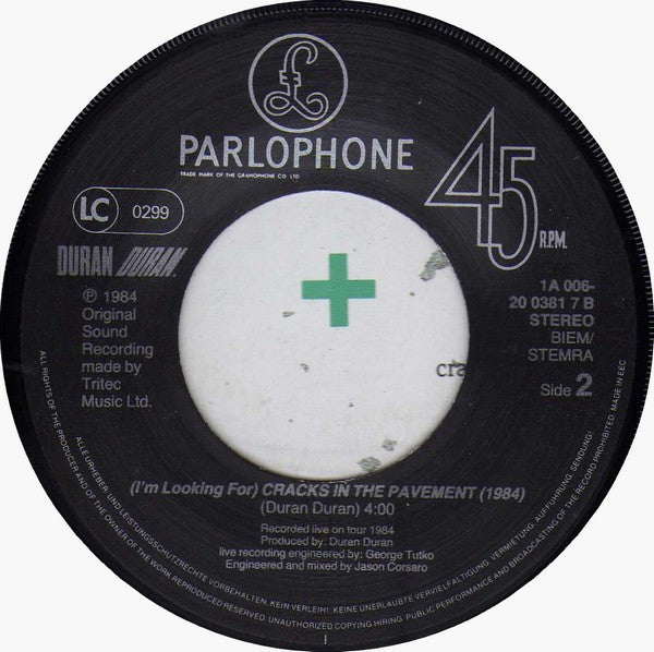 Duran Duran : The Wild Boys (7", Single)