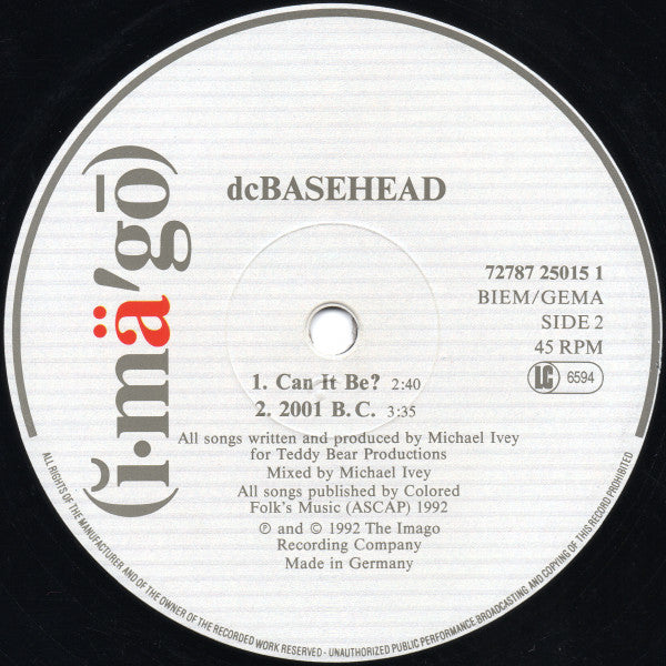 Basehead : 2000 B.C. (12", Single)