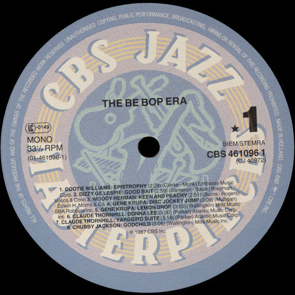 Various : The Bebop Era (LP, Comp, RM)