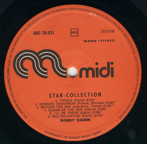 Bobby Darin : Star-Collection (LP, Comp)