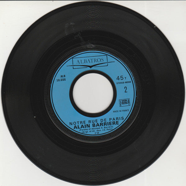 Alain Barrière : C'est La Vie (7", Single)