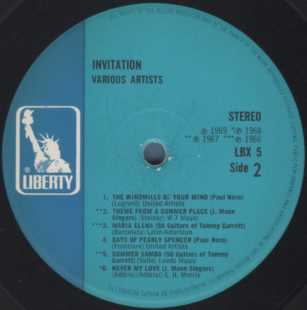 Various : Invitation (LP, Comp)