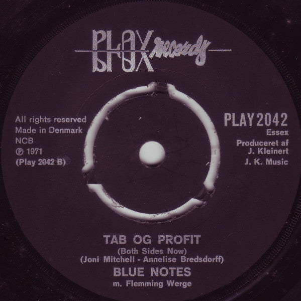 Flemming Werge Og Blue Notes : Butterfly / Tab Og Profit (7", Single)