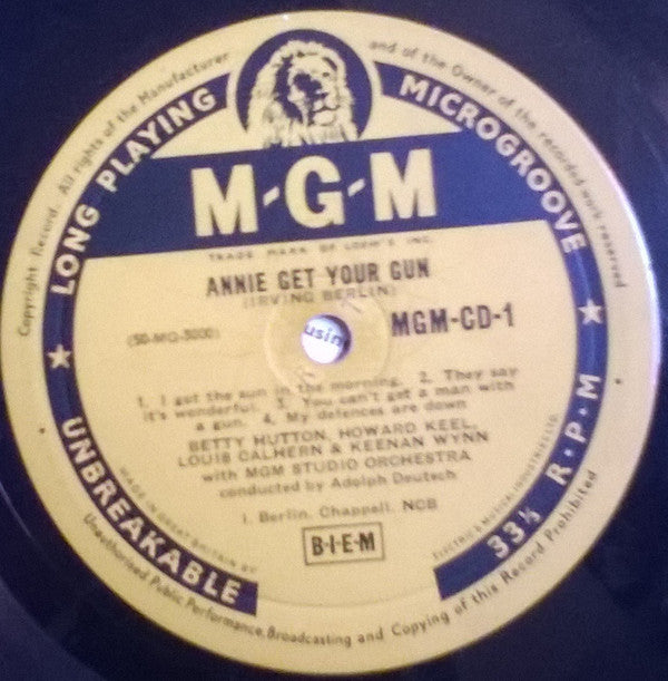 Various : Annie Get Your Gun (Original Soundtrack) (10")