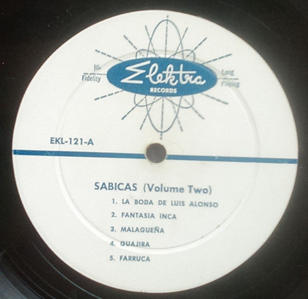 Sabicas : The Greatest Flamenco Guitarist Volume II (LP, Album, Mono, 1st)