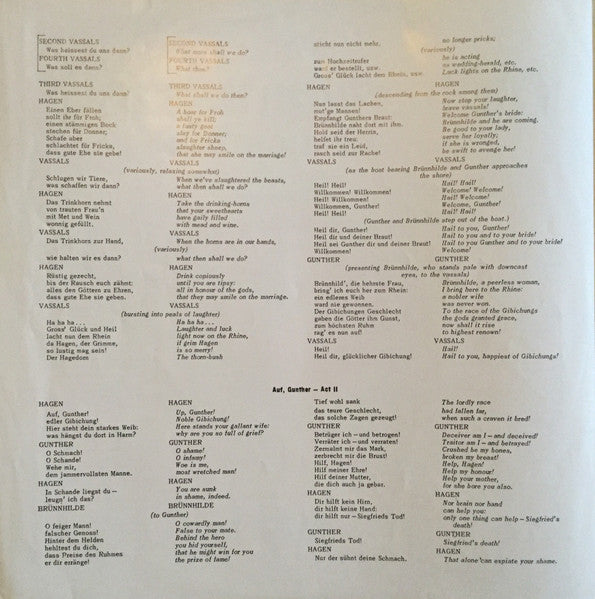 Richard Wagner, Birgit Nilsson ∙ Wolfgang Windgassen ∙ Gottlob Frick ∙ Dietrich Fischer-Dieskau, Georg Solti, Wiener Philharmoniker : Götterdämmerung (Highlights) (LP, ED2)