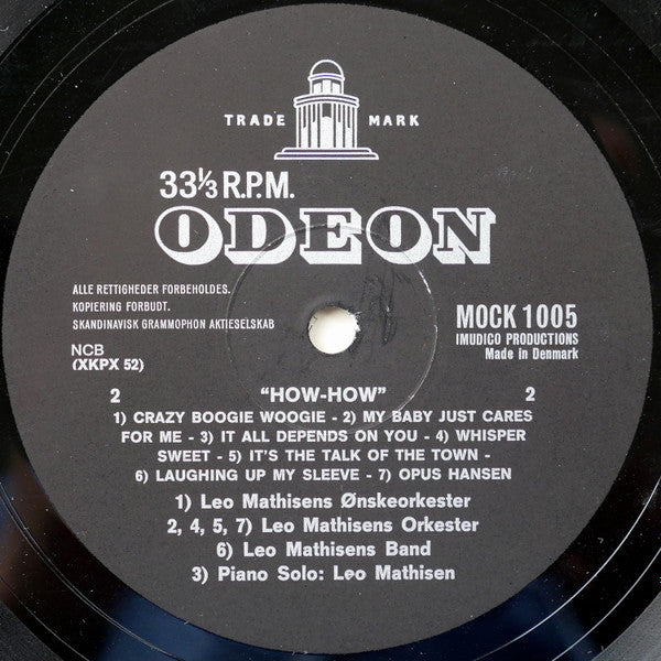 Leo Mathisen : How-How (LP, Comp, RE)
