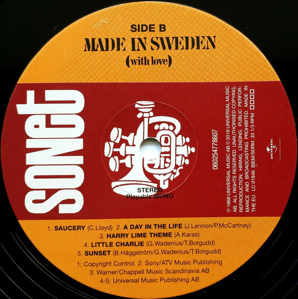 Made In Sweden : Made In Sweden (With Love) (LP, Album, RSD, Ltd, Num, RE)