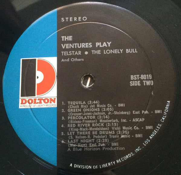 The Ventures : Play Telstar - The Lonely Bull And Others (LP, Album, RE)