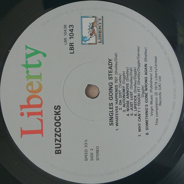 Buzzcocks : Singles Going Steady (LP, Comp, RE, Bar)