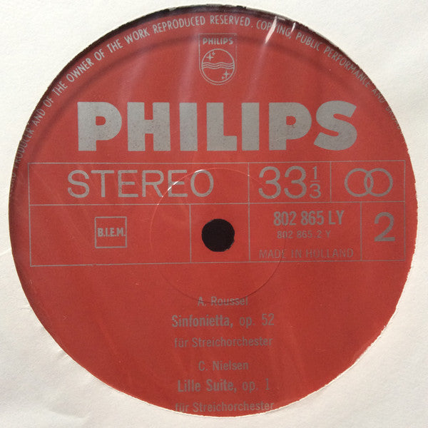 I Musici, Frank Martin (3) / Paul Hindemith / Albert Roussel / Carl Nielsen : Études / Trauermusik / Sinfonietta / Lille Suite (LP, Dlx, Gat)