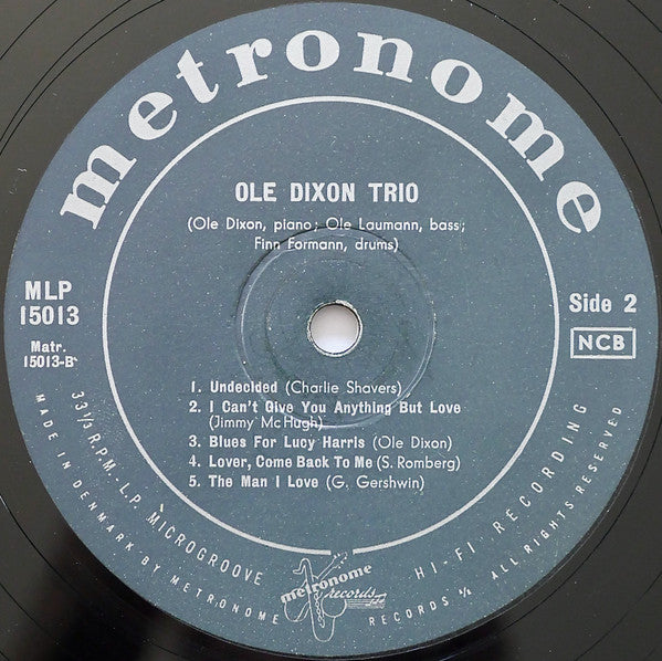 Ole Dixon's Trio : Warning: This Guy Is Crazy! (LP)