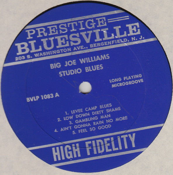 Big Joe Williams : Studio Blues (LP, Album)