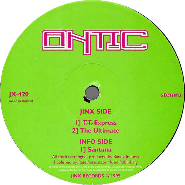 Antic : Antic (12")