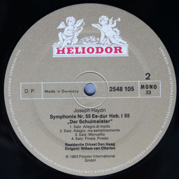 Joseph Haydn, Residentie Orkest, Willem Van Otterloo : "Abschieds-Symphonie" "Der Schulmeister" (LP, Album)