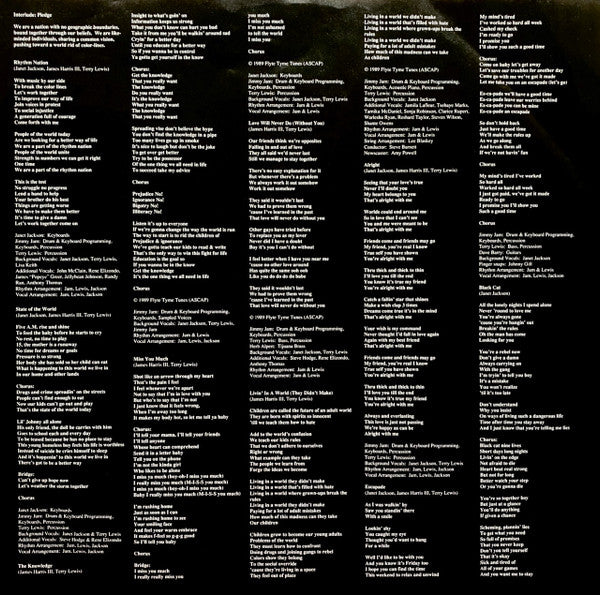 Janet Jackson : Rhythm Nation 1814 (LP, Album, PDO)