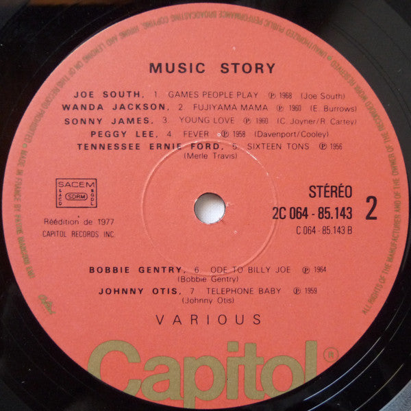 Various : Music Story 4 (LP, Comp, RE)