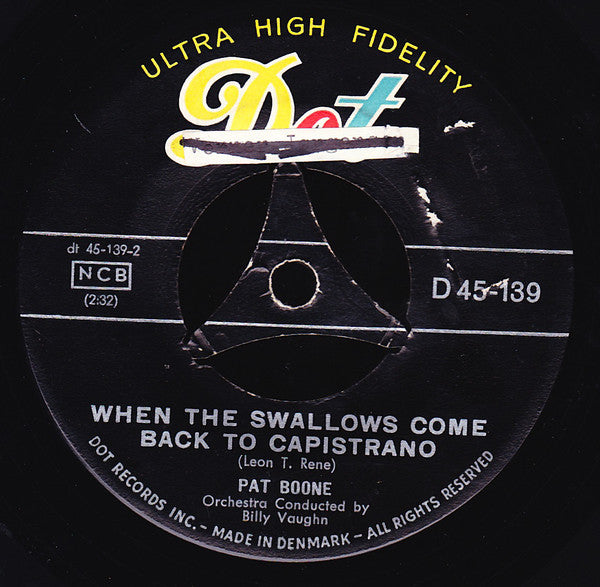 Pat Boone : April Love (7")