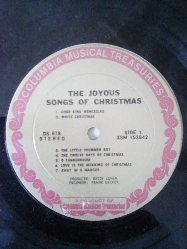 Terry Baxter And His Orchestra : The Joyous Songs Of Christmas (3xLP + Box, Album)
