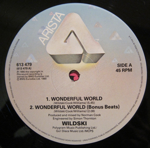 MC Wildski : Wonderful World (12", Single)