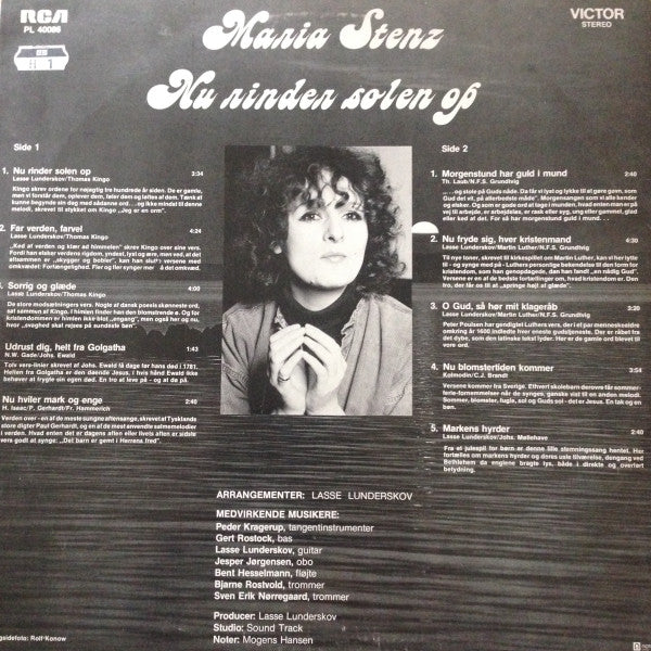 Maria Stenz : Nu Rinder Solen Op (LP)