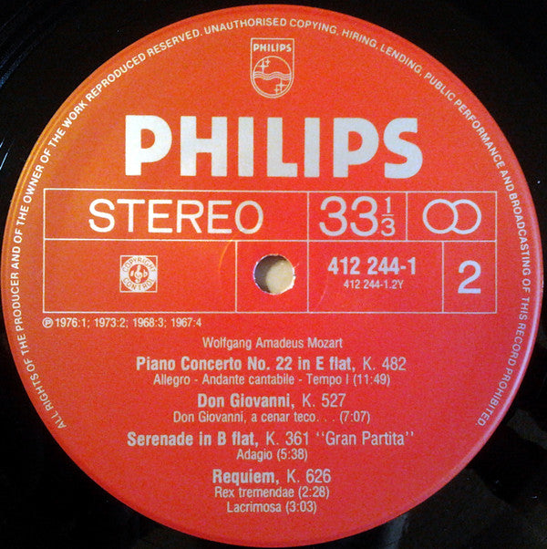 Wolfgang Amadeus Mozart, The Academy Of St. Martin-in-the-Fields, Sir Neville Marriner, Various : The Best Of Wolfgang Amadeus Mozart (LP, Comp)