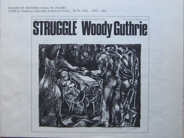 Woody Guthrie : Struggle (LP, Album, RE)