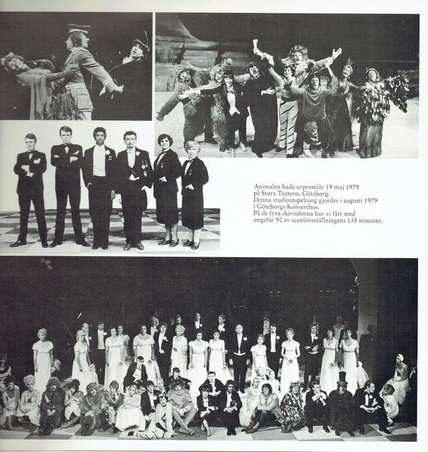 Lars Johan Werle, Tage Danielsson : Animalen En Musikalisk Fabel Av Lars Johan Werle Och Tage Danielsson (2xLP, Album)