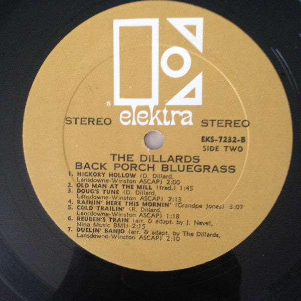 The Dillards : Back Porch Bluegrass (LP, Album)