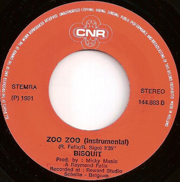 Bisquit : Zoo Zoo (7")