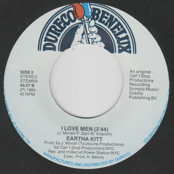 Eartha Kitt : I Love Men (7", Single)