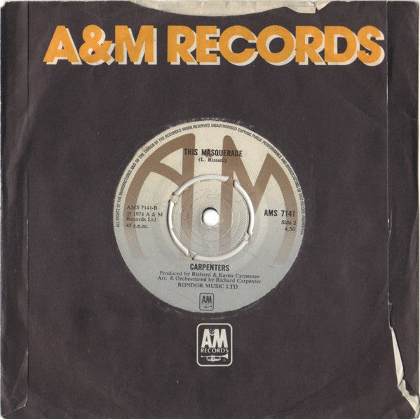 Carpenters : Please Mr Postman (7", Single, Pus)