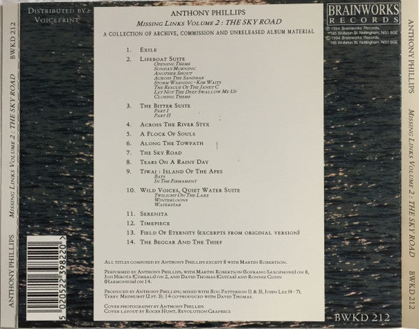Anthony Phillips : Missing Links Volume 2: The Sky Road (CD, Album)