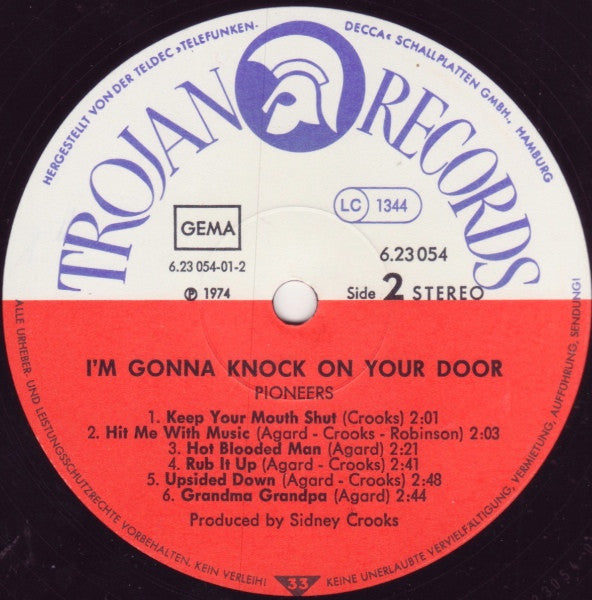 The Pioneers : I'm Gonna Knock On Your Door (LP, Album)