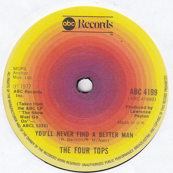 Four Tops : For Your Love (7", Single)