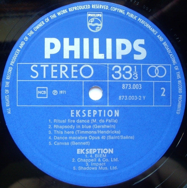 Ekseption : Ekseption (LP, Album)