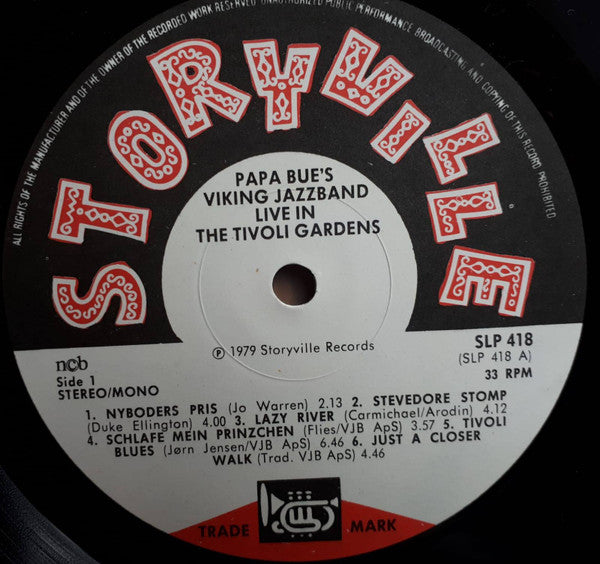 Papa Bue's Viking Jazz Band : Live In Tivoli (LP)