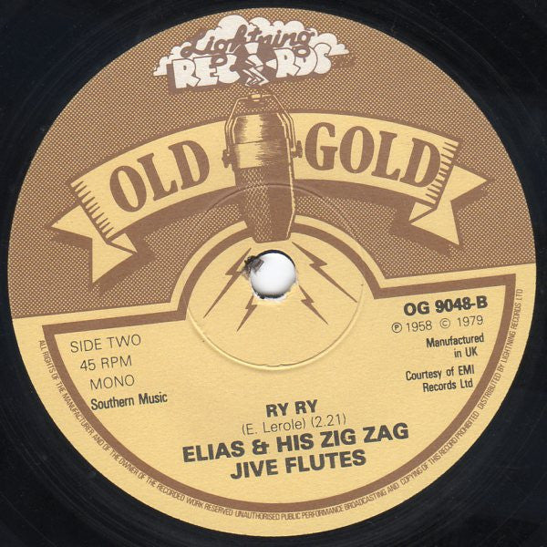 Elias And His Zig-Zag Jive Flutes : Tom Hark (7", Mono, RE)